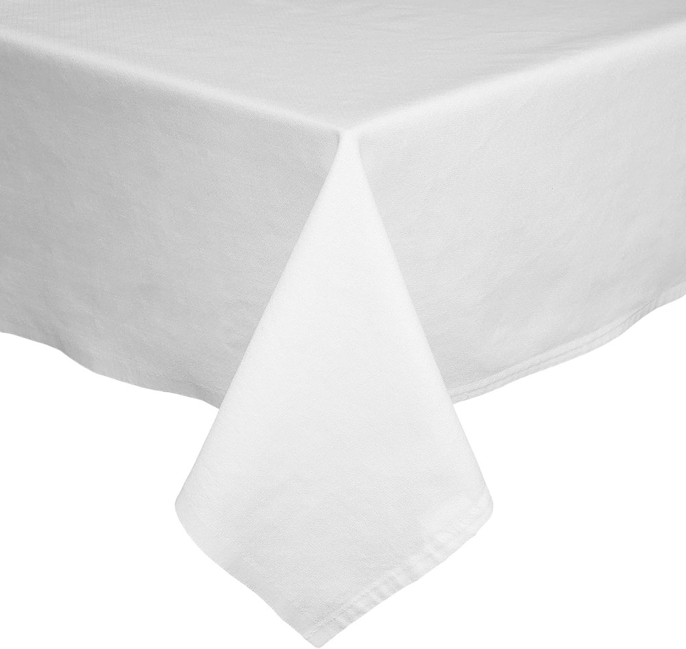White Tablecloth, Cotton Momie (1, 52 in Square)