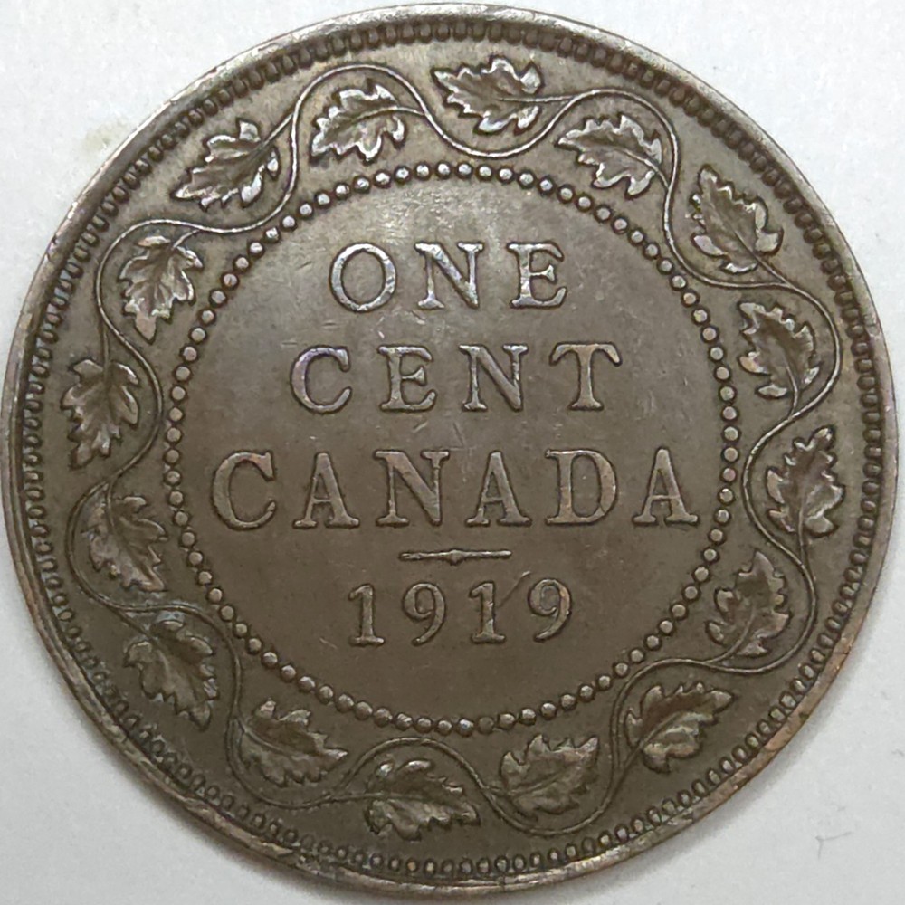 1919 Canada Large One Cent (Lot#5)