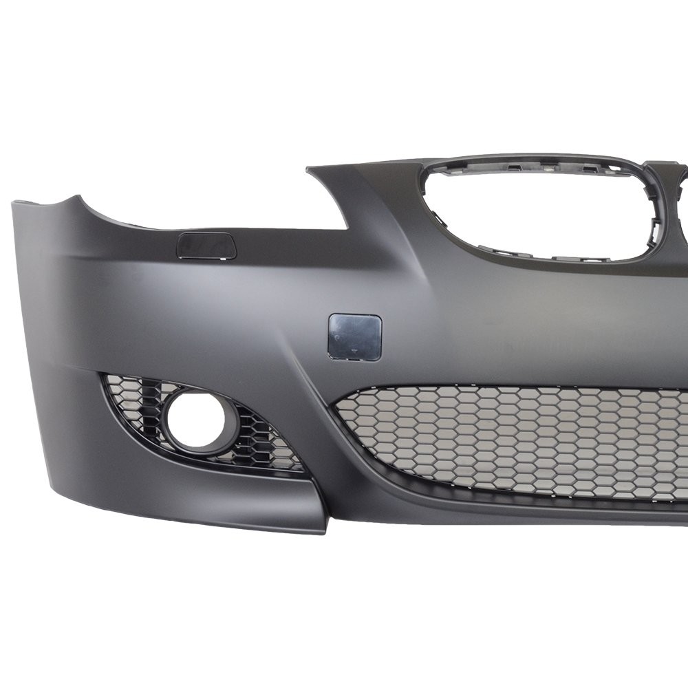 2004-2010 E60 E61 Sedan Wagon Front Bumper Conversion Unpainted Black PP