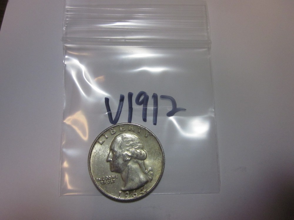 1964 Washington Silver Quarter 90% Silver