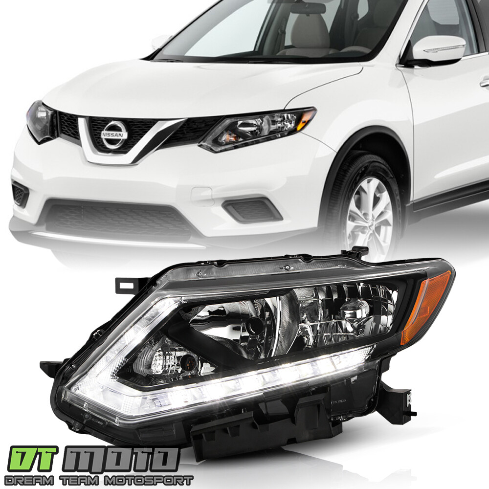 For 2014 2015 2016 Rogue Halogen w/LED DRL Headlight Light Lamp Left Driver Side