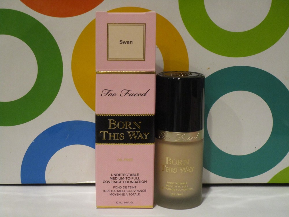 TOO FACED ~ BORN THIS WAY UNDETECTABLE COVERAGE FOUNDATION ~ SWAN ~ 1.0 OZ