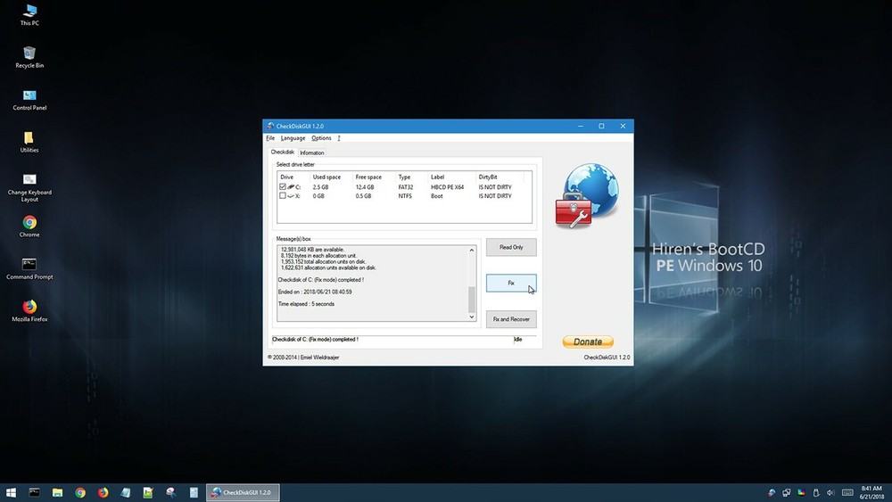 Hirens version 16.3 Boot USB Computer Repair Recovery 4 Windows Fix +Bonus tools