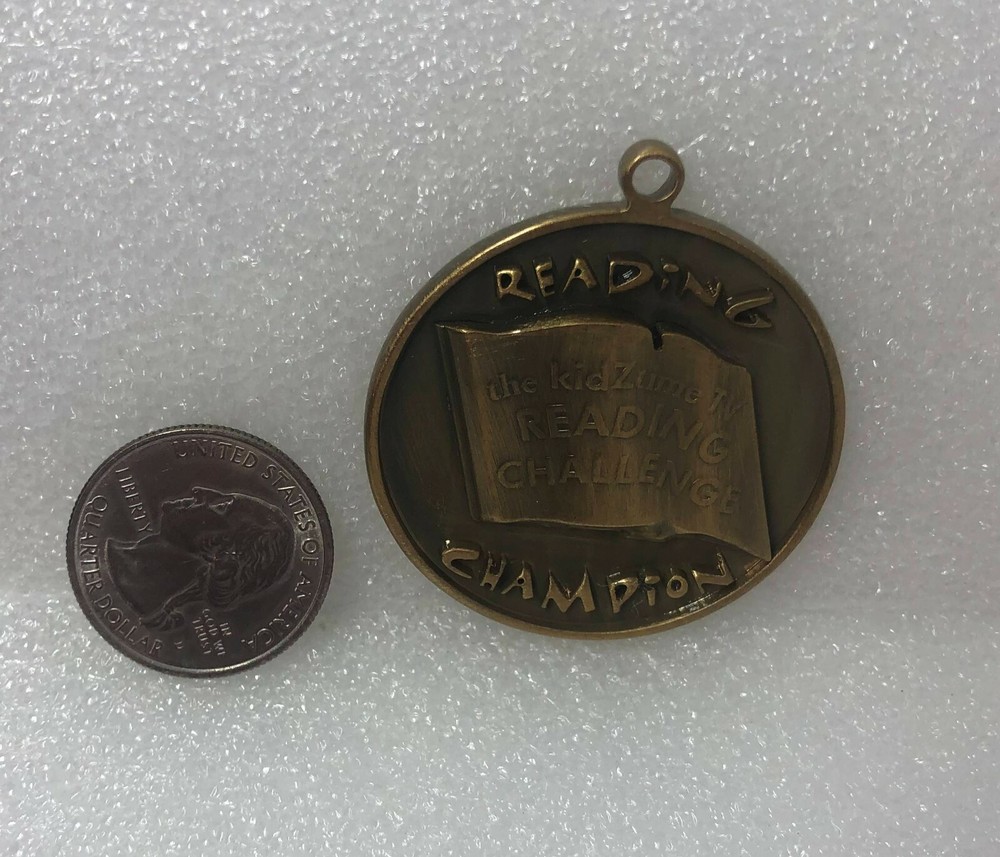 Kidz Time TV Reading Challenge Reading Champion Medal
