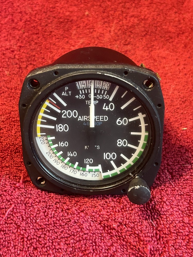 UNITED INSTRUMENTS TRUE AIRSPEED INDICATOR P/N 8125 CODE B.535
