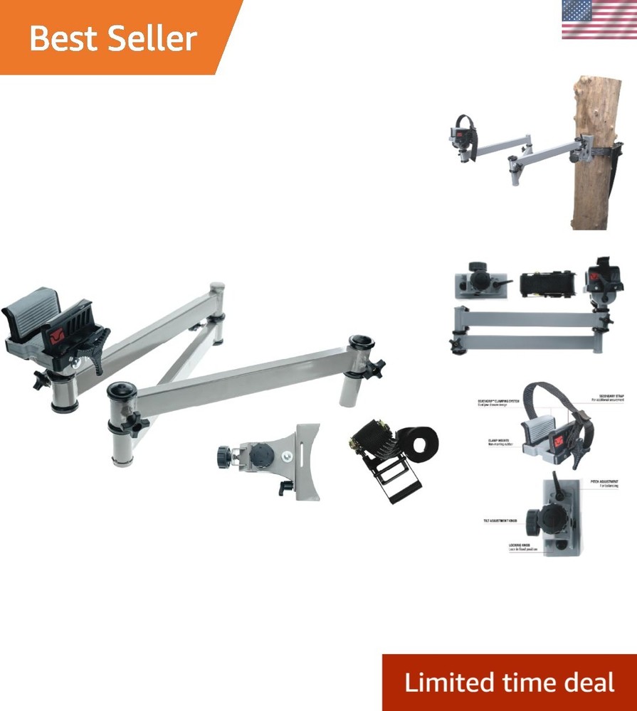 Aluminum Tripod with Durable Frame, Lightweight, Stable Design, Bubble Level,...