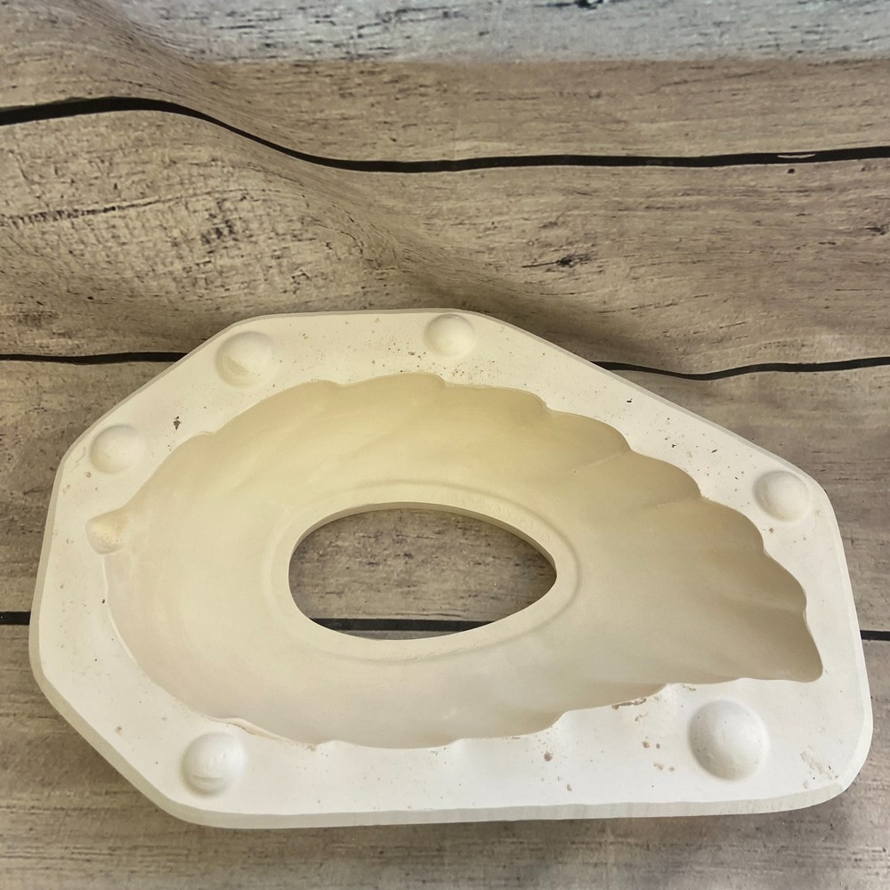 Glenview Ceramic Casting Mold Leaf Shaped Bowl #G-17