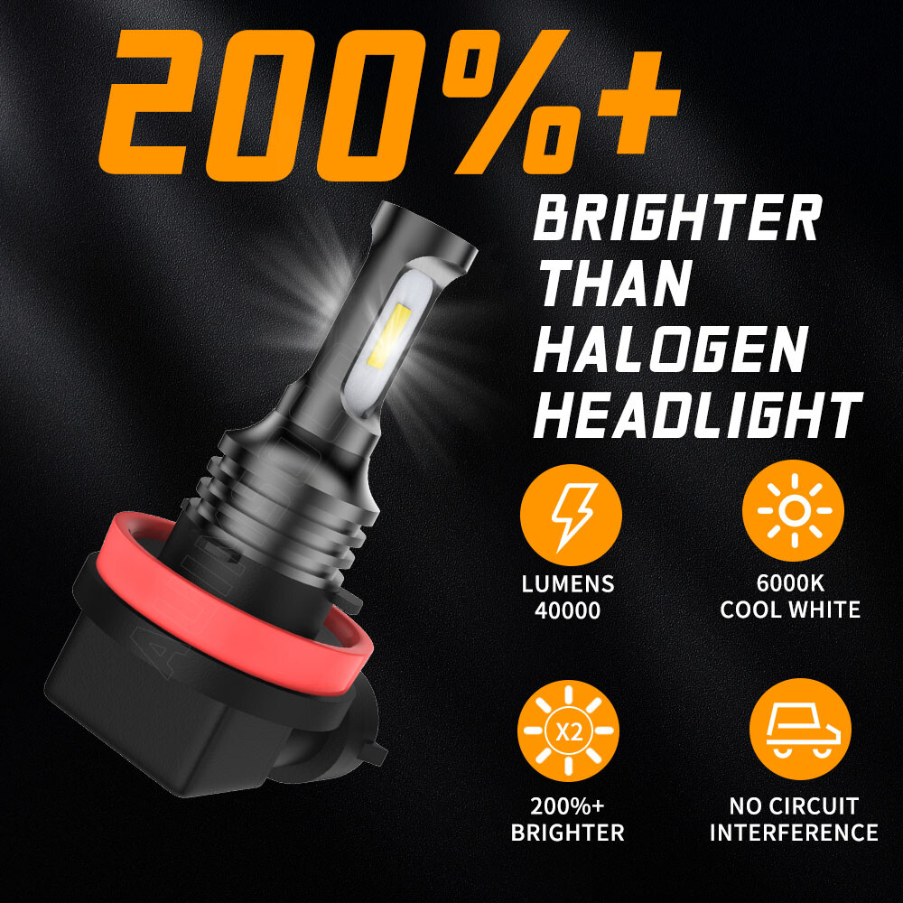 For GMC Sierra 1500 SLE WT Cab Pickup 2007-2013 LED Headlight High Low Bulbs Kit