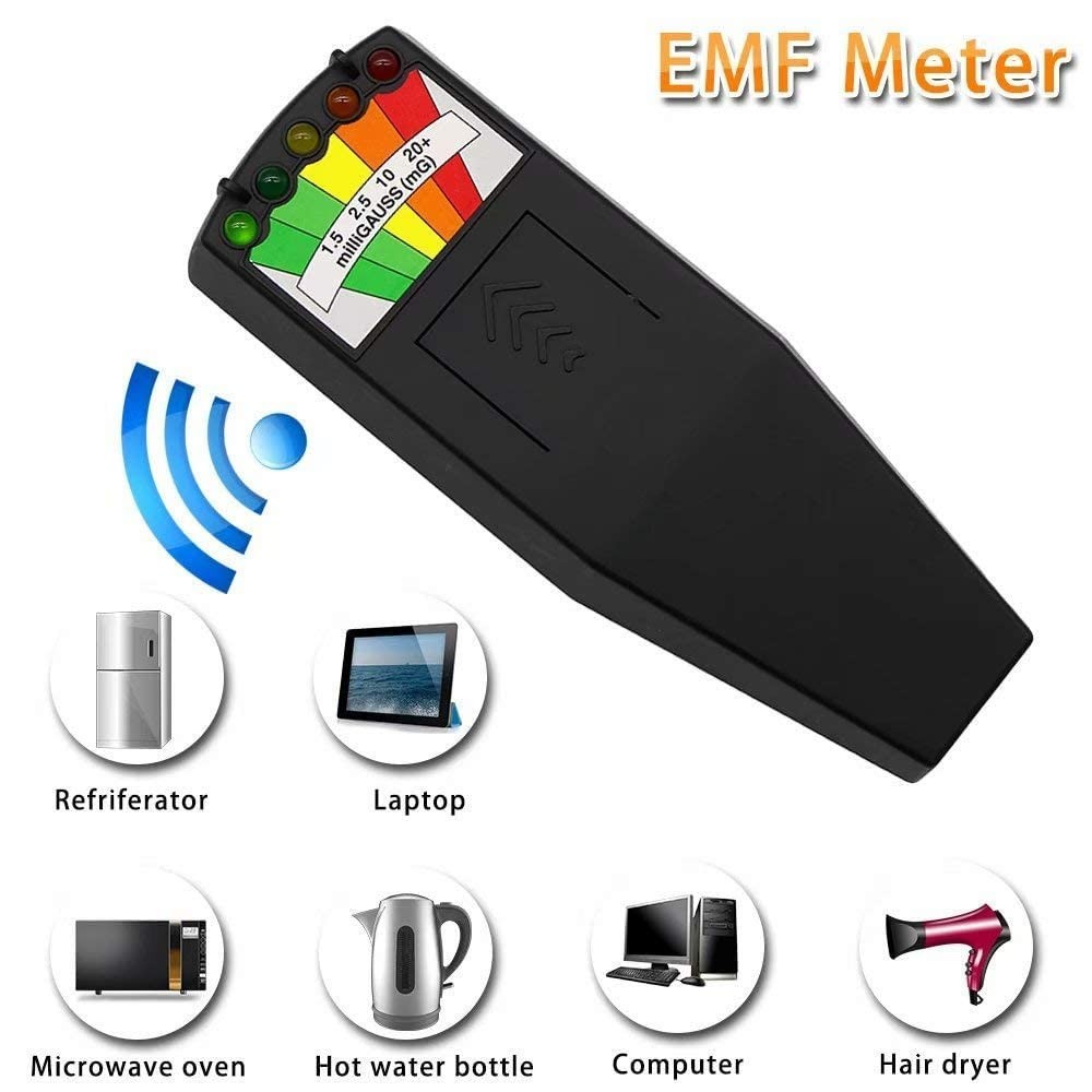 Emf Meter Ghost Hunting: Emf Meter Radiation Detector for EF RF MF - Handheld...