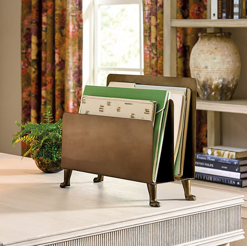 Ballard Designs Footed File Holder