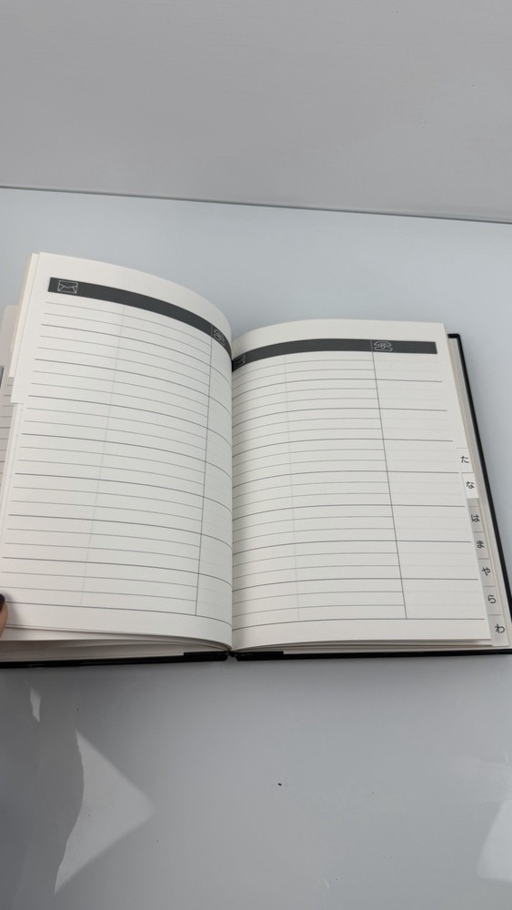 Vintage Black Chinese Notebook
