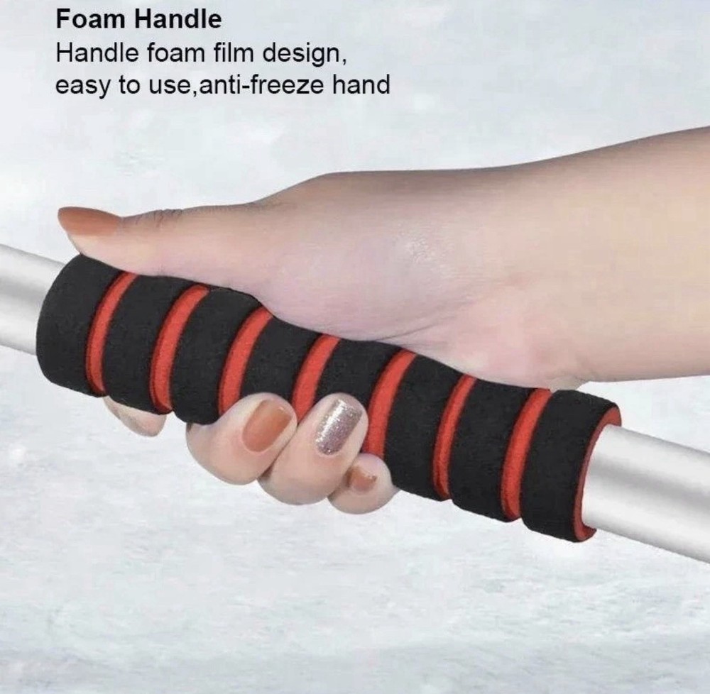 Extendable Ice Scraper And Snow Brush For Car Window And Windshield, Sratchless