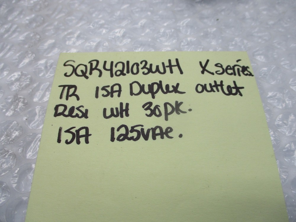 SQUARE D SQR42103WH RECEPTACLE NSNP