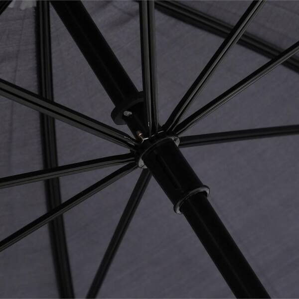 5 Ft. Golf Umbrella in All Black.