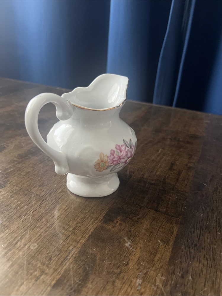 Vintage Pitcher With Drip Plate