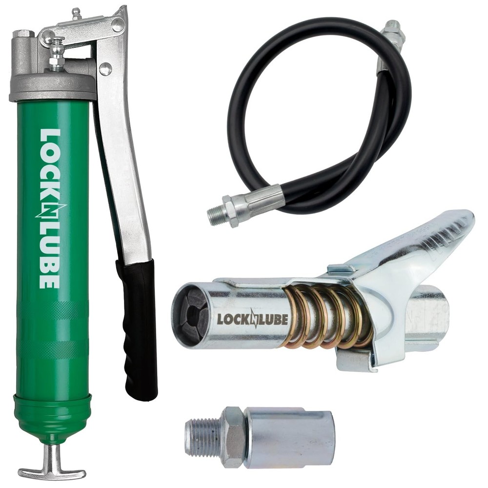 Lever Grip Grease Gun Green Medium