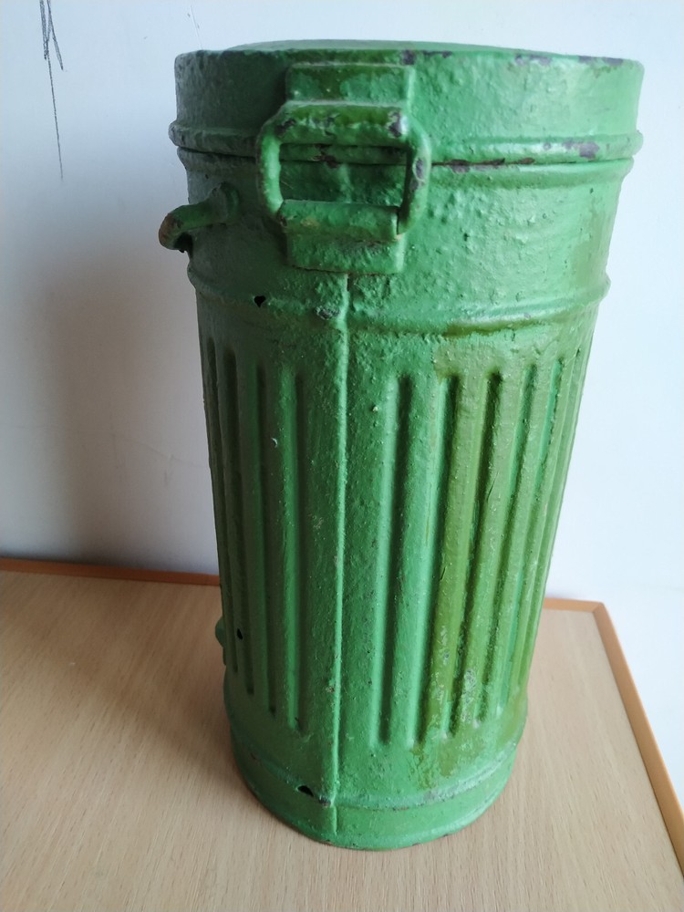 Оригинальный немецкий контейнер противогаз Вермахт танк WW2 газбак