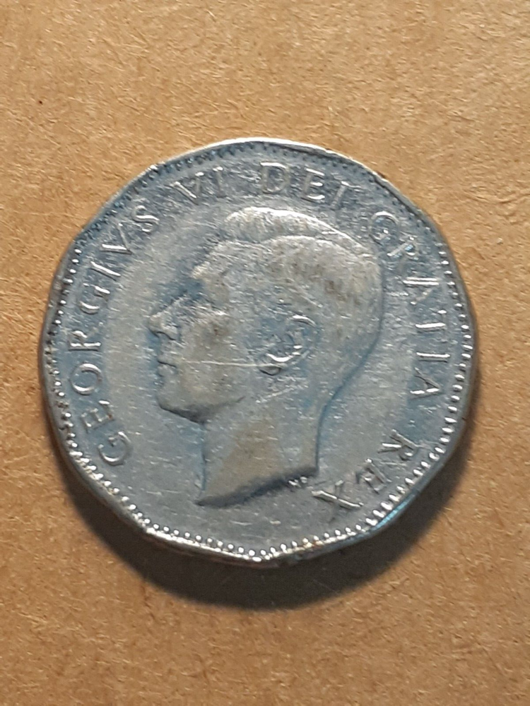1952 FIVE CENTS CANADA
