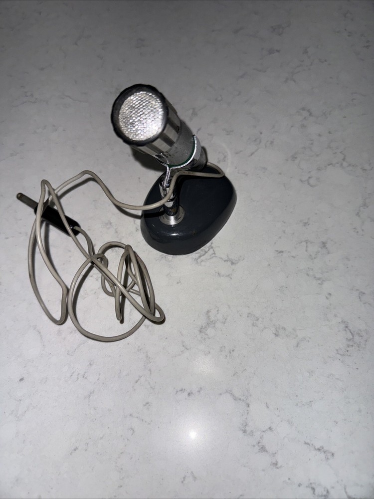 Vintage Calectro Q4-147 Dynamic Microphone with Stand