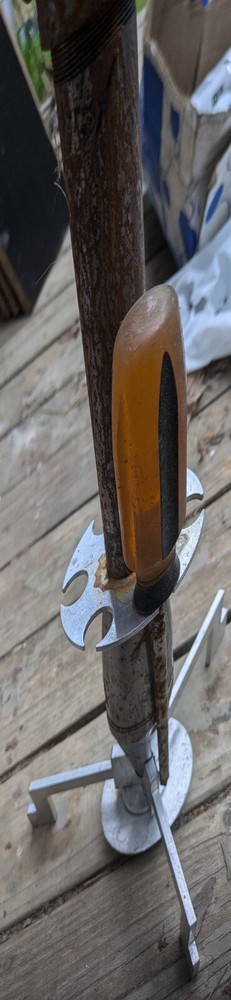 Trench Art Bazooka Shell Table Designed Ashtray Stand Holder Rack Unique!