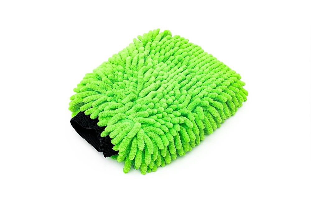 Premium Chenille Microfiber Wash Mitts for ScratchFree Car Detailing 2Pack