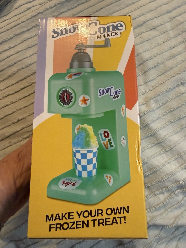 Retro Snow Cone Maker New In Box