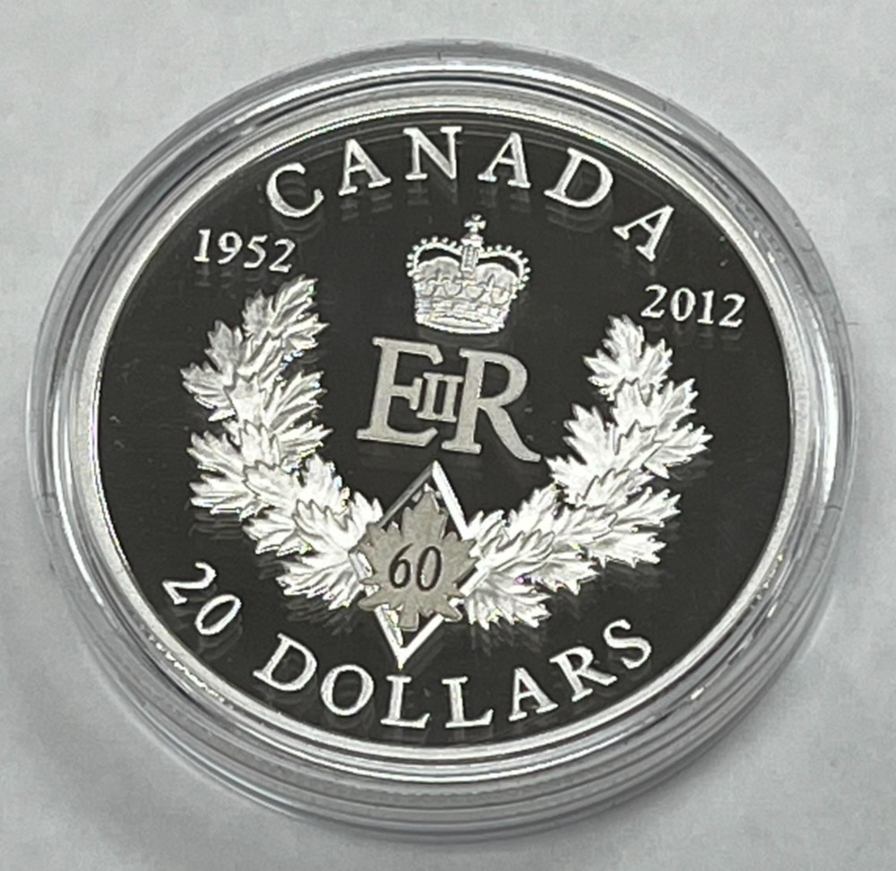 2012 $20 Canada Royal Cypher silver coin