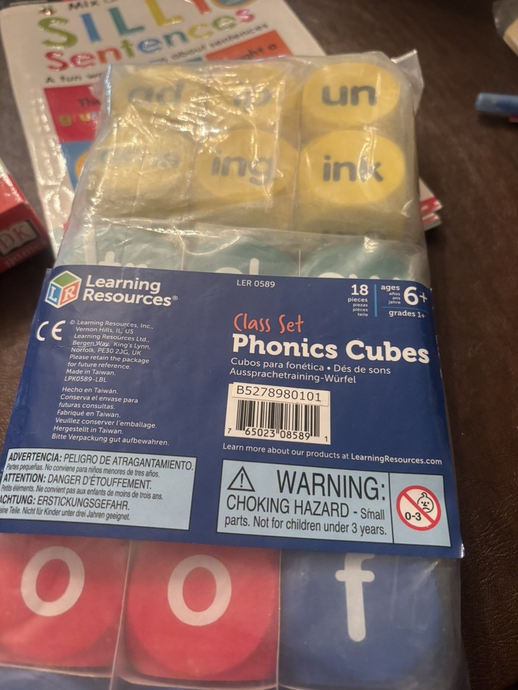 Language Arts Manipulatives 8 Really Good Items