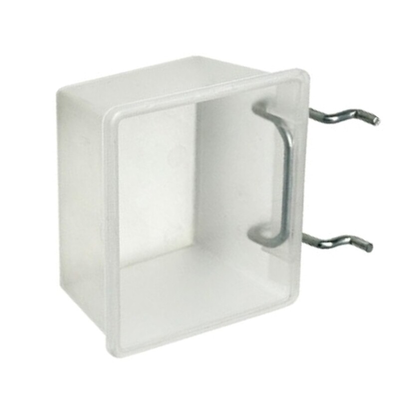 Efficient Garage Workshop Storage Solution Pegboard Basket with Hook and Labels