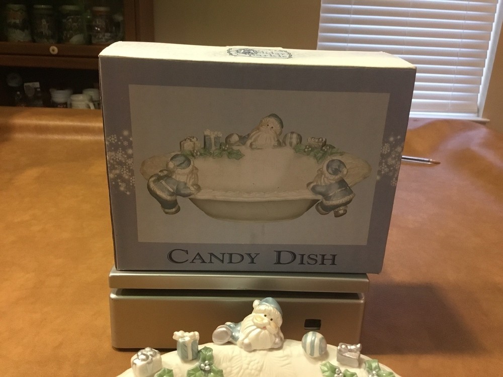 Let The Holiday Sparkle Candy Dish. Very Cool