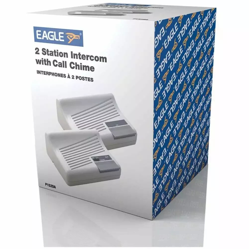 2 Way Intercom System with Call Chime & Speaker for Office or Home - 20m Wired