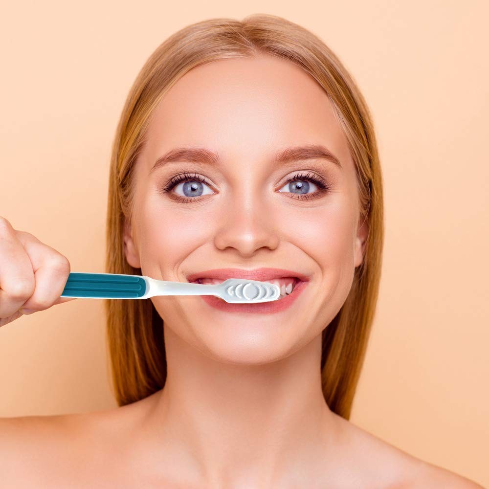 Advanced Design Toothbrush, Firm Bristles, 7 Count Value Pack
