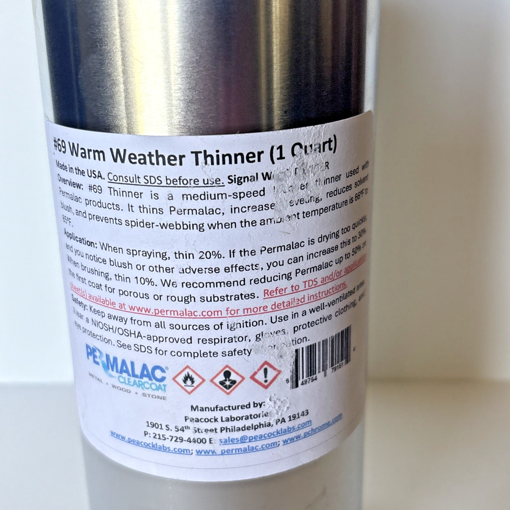 Permalac #69 Warm Weather Thinner 1 Quart