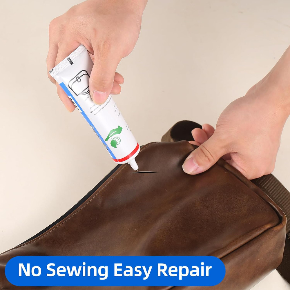 Leather Glue,Permanent，Adhesive Clear,Strong, Waterproof，For Sofas, Car Seats, P