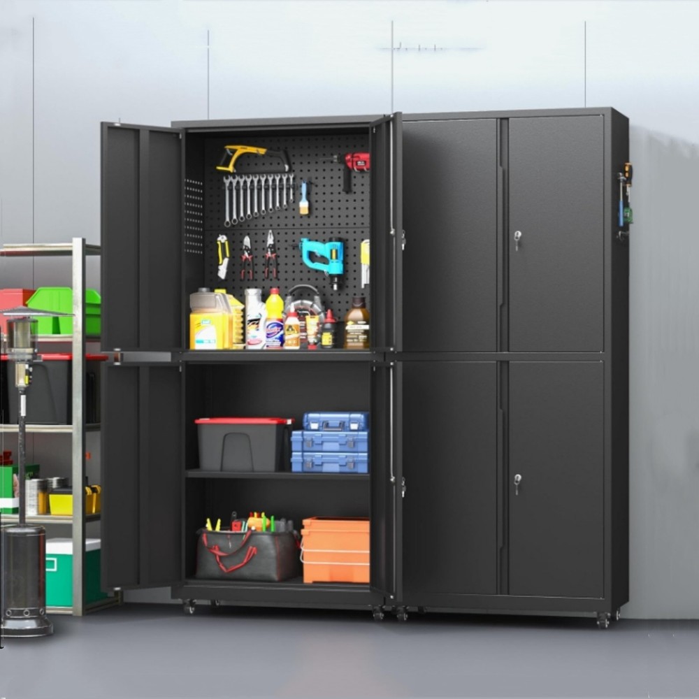 Metal Tool Cart Workshop Rolling Tool Chest Storage Tool Box Cabinet Organizer