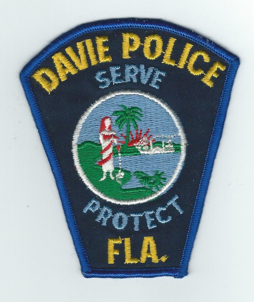 VINTAGE DAVIE, FLORIDA POLICE patch