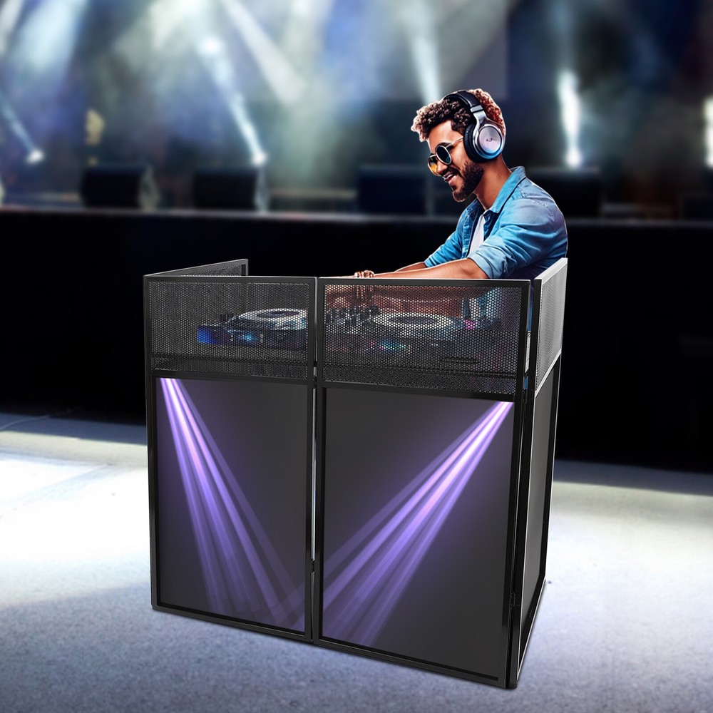DJ Display Stand DJ Event Booth Facade Portable DJ Facade Booth Table DJ Control