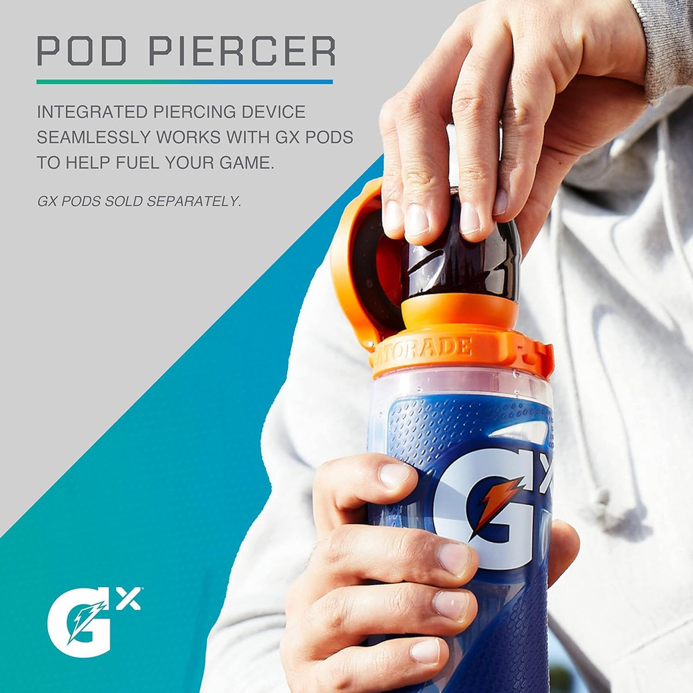 Gx Plastic Squeeze Bottle, Light Blue, 30Oz