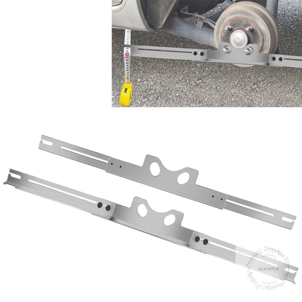 2PCS Wheel Alignment Tool, Heavy Duty Toe Alignment Tool Plates, Front End