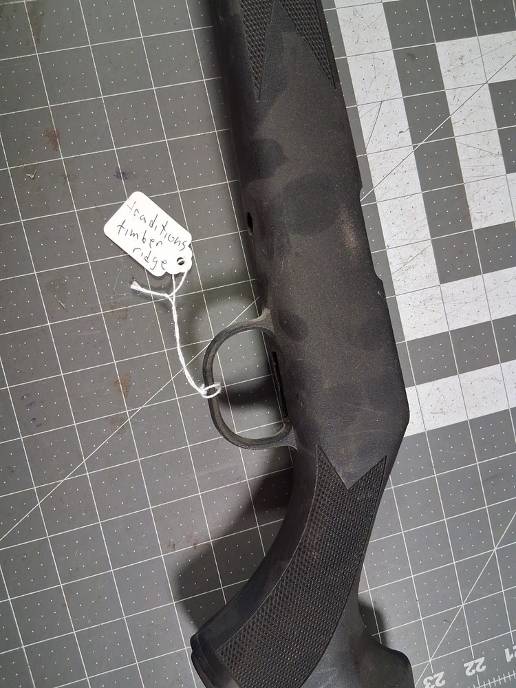 muzzleloader black powder stock black plastic traditions timber ridge