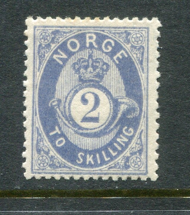 Norway #17 Post Horn 2 Sk. [Mint Hinged]