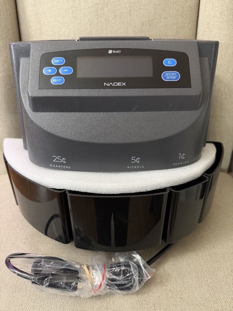 Nadex S540 Coin Sorting Machine Sorting Made Simple