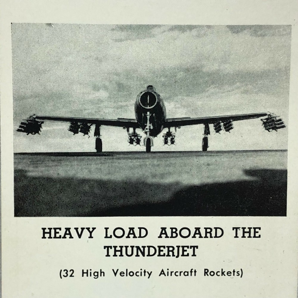 Vintage Pocket Notebook Republic Aviation Heavy Load Thunderjet