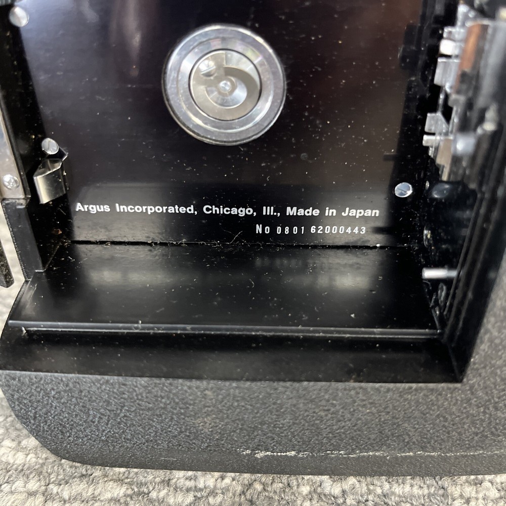 Vintage Argus Model 801 Camera With Black Case, Untested