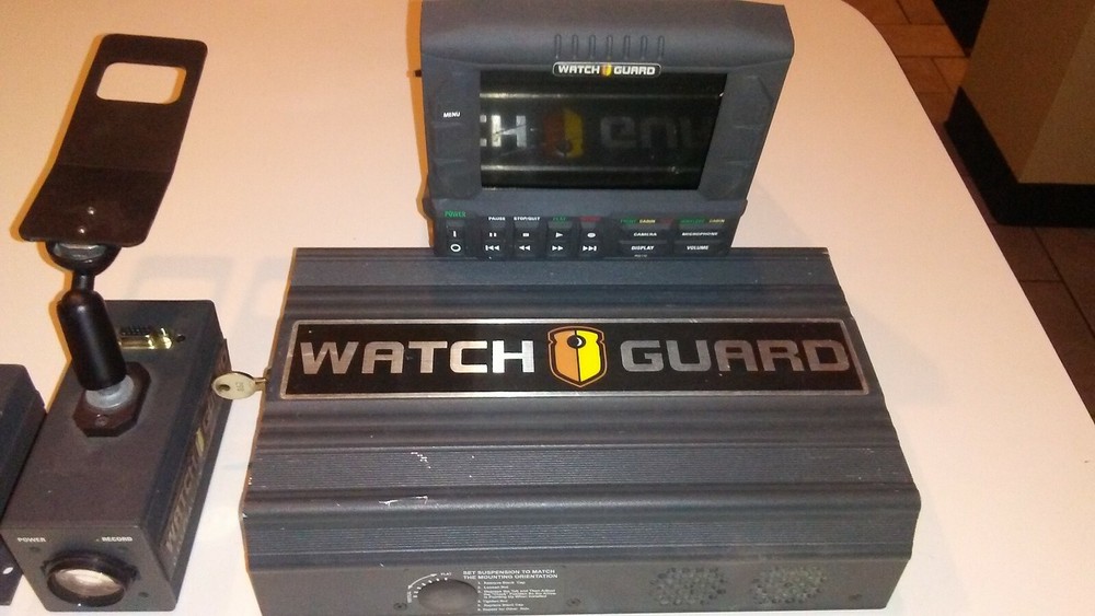 Watch Guard Digital In Car Video System | Untested AS IS