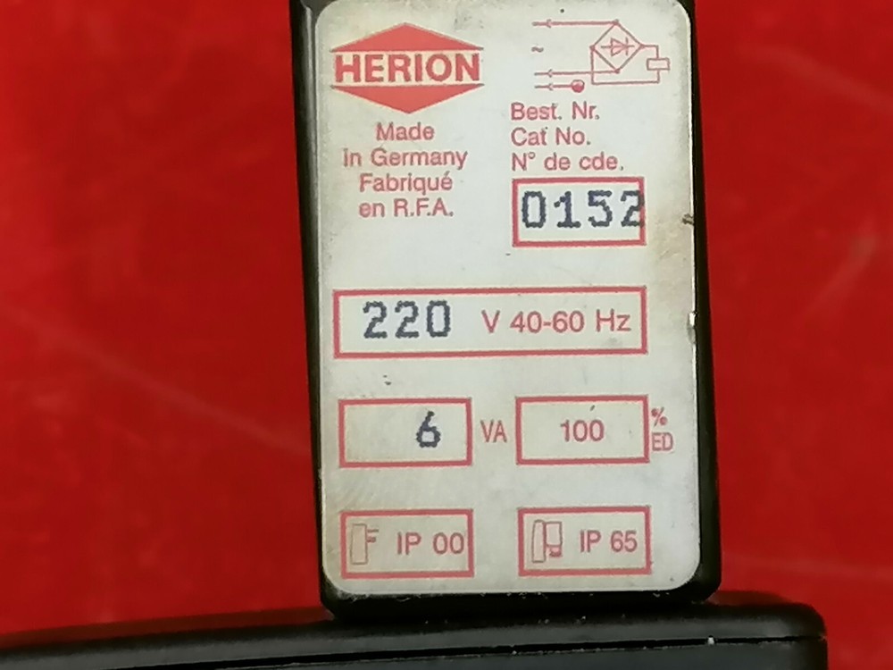 Herion 2625606 Valve Used Tested