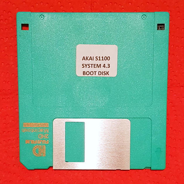 Akai S1100 Sampler OS 4.3 System Boot Disk