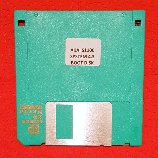 Akai S1100 Sampler OS 4.3 System Boot Disk