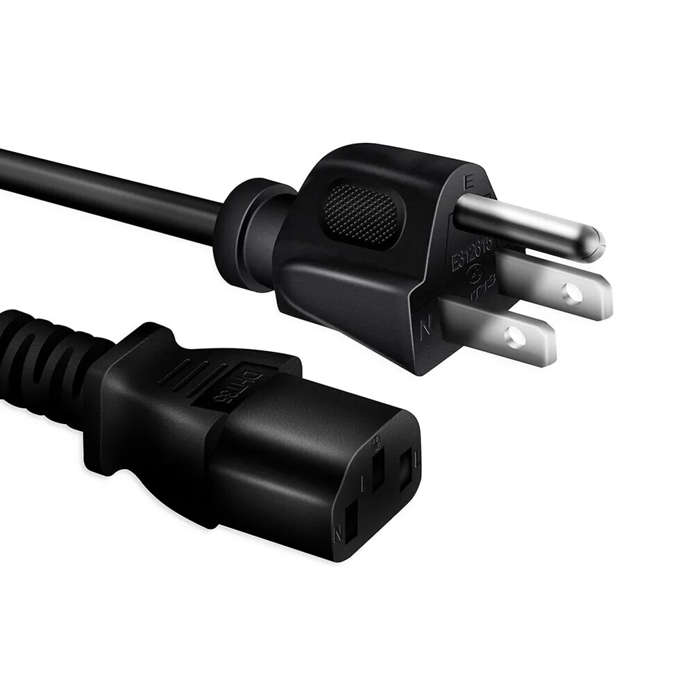 UL 6ft AC Power Cord For Epson WorkForce Pro WP-4530 WP-4533 All-in-One Printer