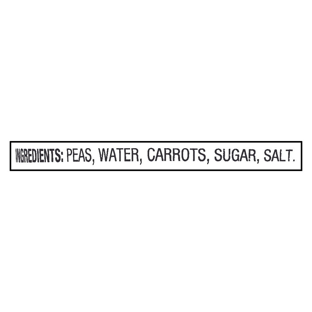 (12 pack) Peas & Diced Carrots, 8.5 oz Can